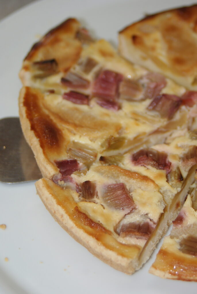 tarte à la rhubarbe